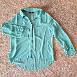 Papaya Button Down Shirt